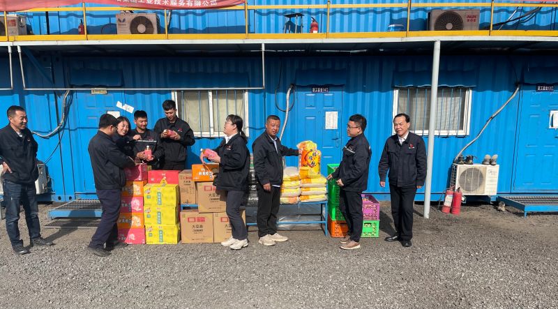 施工現(xiàn)場調(diào)研、慰問